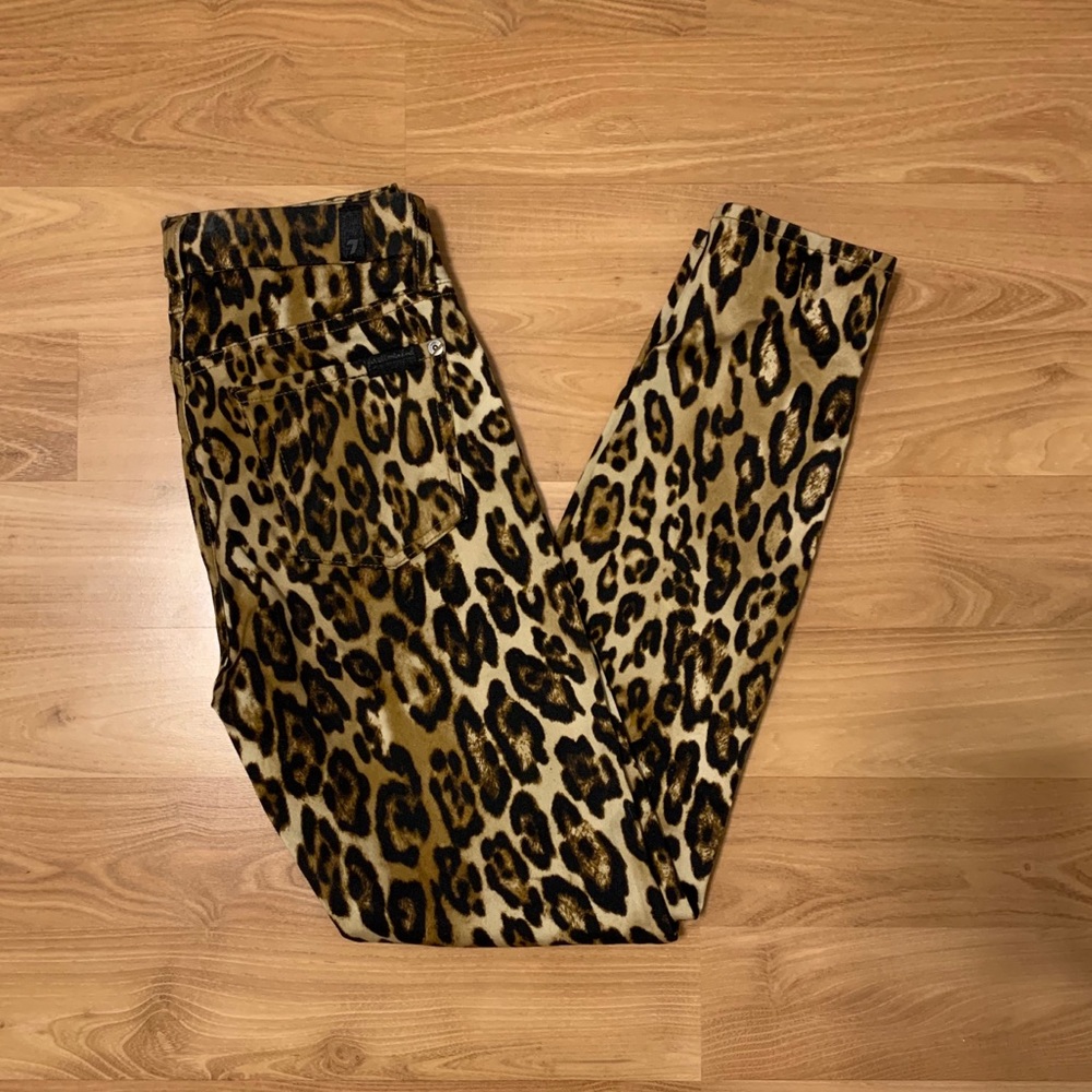 BRAND NEW LEOPARD SKINNY JEANS